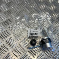 butee butoir de porte au sol vachette 3737 en zamak anodise argent avec amortisseur neuf