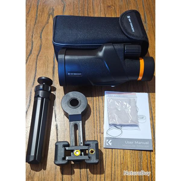 Monoculaire/ trpied  K&F 12x50