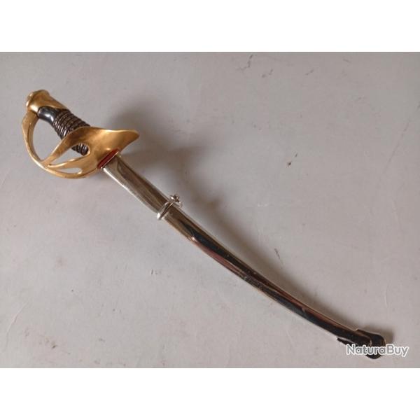 sabre miniature francais de cavalerie modele 1896