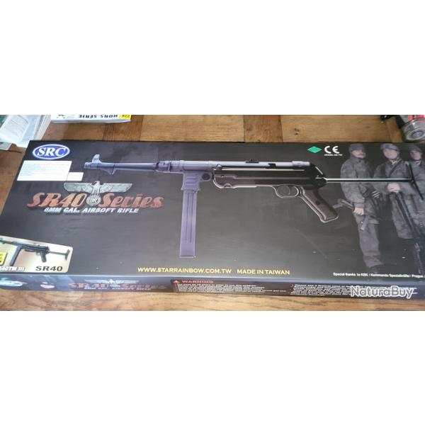 airsoft neuf : sr 40 ww2  batterie, mtal et imitation baklite,prix 450 euros vendu 370 euros.