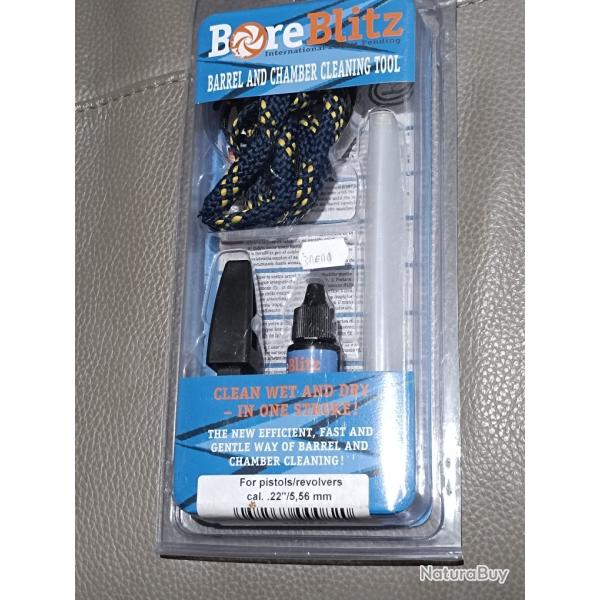 KIT DE NETTOYAGE BORE BLITZ POUR ARME DE POING CAL.22