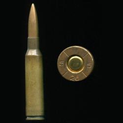 6.5 x 55 Mauser Su&eacute;dois - balle cuivre pointue - &eacute;tui laiton
