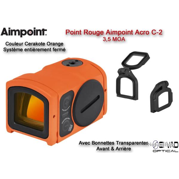 Point Rouge AIMPOINT ACRO C-2 - 3,5 MOA - Couleur Cerakote Orange