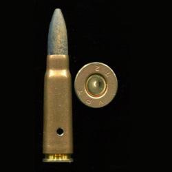 7.62 x 39 Kalashnikov AK47 - à blanc balle bois bleu - Finlande