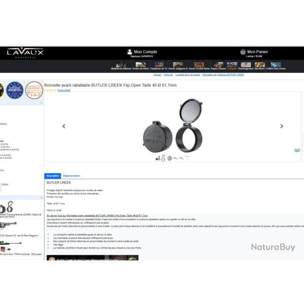 Bonnette neuve Butler