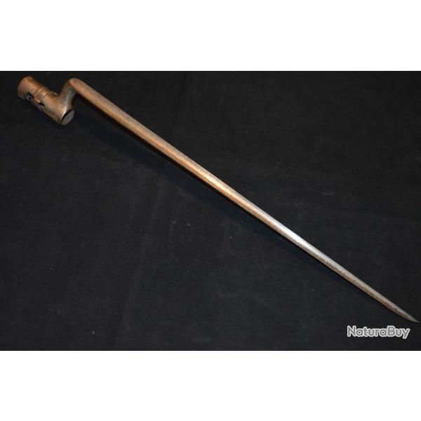 BAIONNETTE A DOUILLE MOD.1847 (SAINT ETIENNE)-CAMPAGNES SECOND EMPIRE CRIMEE-ITALIE-MEXIQUE-1870/71