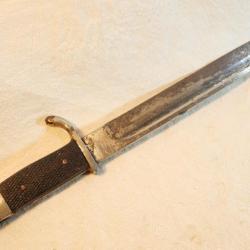 magnifique Baïonnette K98 courte de parade SF chromée manque une plaquette - ref LIS24BAI001