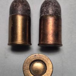 Une cartouche primitive pour revolver francais du debut de la percussion centrale 11 x 15 R