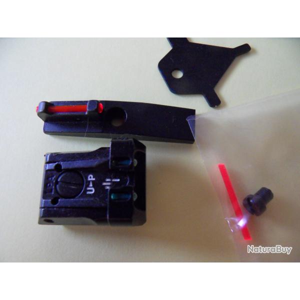 hausse et guidon opyique LPA pour ruger mark iv 22/45 lite