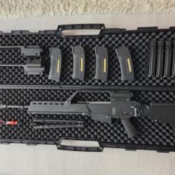 HK G36/MG36 AIRSOFT AVEC LUNETTE SPECNA ARMS KIT COMPLET