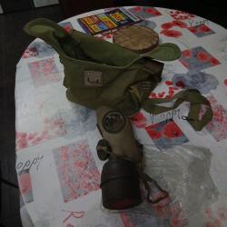Sac en toile date 1940 plus masque a gaz