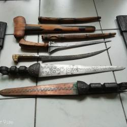 lot armes blanches,Flissa,Kriss,etc...