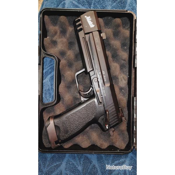 Rare KWA HK USP 45 Match gbb + mallette Umarex