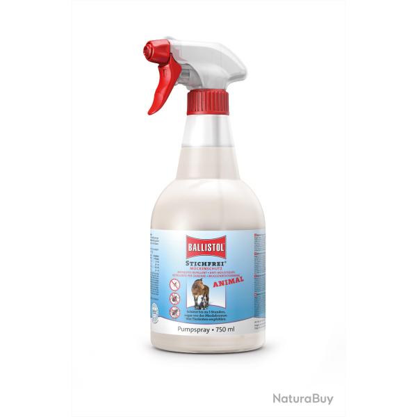 Rpulsif insectes piqueurs pour animaux Ballistol Stichfrei / 750 ml