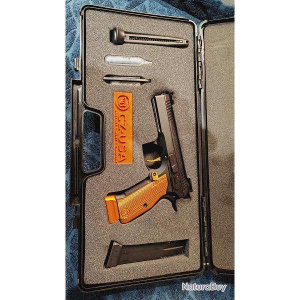 Rare CZ Shadow 2 Orange gaz + co2 en malette CZ
