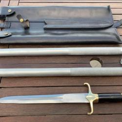 Ensemble épieu de chasse Corne + 2 rallonges 50 cm (2)