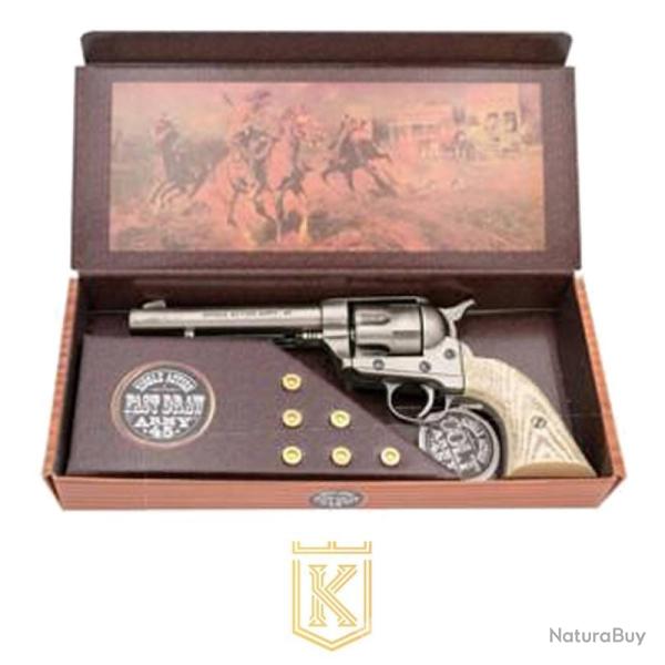 Coffre Kolser Revolver Western Colt Single Action Army .45 - R�plique Luxe Chrom�e