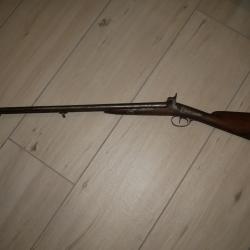 Fusil de chasse à percussion à platines arrières