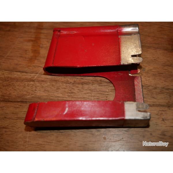 Clips rouge pour Schmidt Rubin K11, G11, K31 pour usage avec des cartouches de manipulations