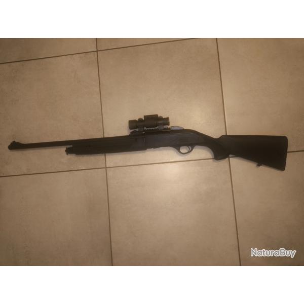 Fusil hatsan escort slug 12/76 avec point rouge aimpoint 9000sc