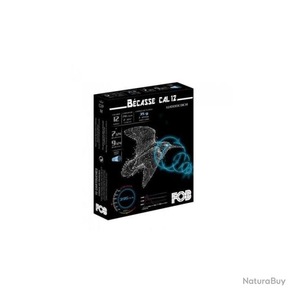 Cartouches de chasse FOB Bcasse - Cal.12/70 - 7 3/4 + 9 3/4 / Par 1