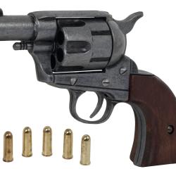 Coffret kolser Revolver pocket Western Colt Snub Nose - R&eacute;plique m&eacute;tal vieilli