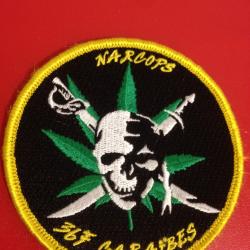 Patch écusson Forces Spéciales Commandos Marine NARCOPS 36F CaraÏbes