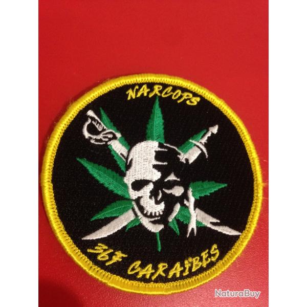 Patch cusson Forces Spciales Commandos Marine NARCOPS 36F Carabes