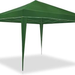 Tente Pliante 3x3m Classic Verte Imperméable - Structure légère en Aluminium