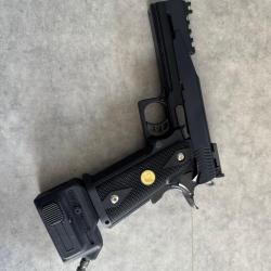 WE Hi-Capa Dragon model B GBB (Noir)