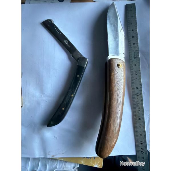 Lot 2 couteaux pliants