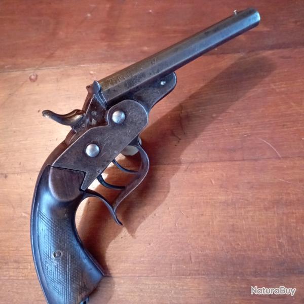 Pistolet juxtapos de venerie avec barillet basculant cal 12mm