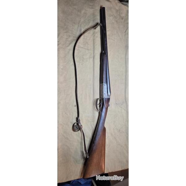 Fusil juxtapos St Etienne canons courts (50 cm) calibre 16 catgorie C