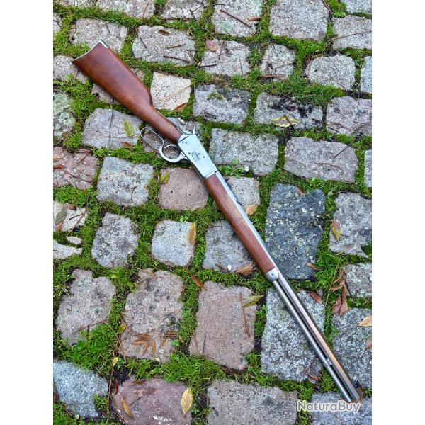 CARABINE ROSSI 92 INOX CANON OCTOGONAL CAL 357 MAGNUM  38 SPECIAL WINCHESTER 1892 REPLIQUE