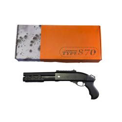 Airsoft - M870 (8879) Gaz - Noir - Golden Eagle