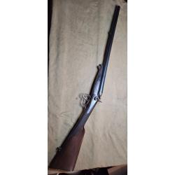 Fusils coachgun calibre 16 chiens exterieurs percussion centrale canons courts excellent état
