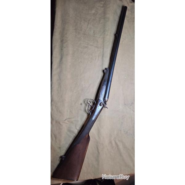 Fusils coachgun calibre 16 chiens exterieurs percussion centrale canons courts excellent tat