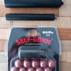 Lot adaptateurs self gomme M8X100 pour 9mmPAK