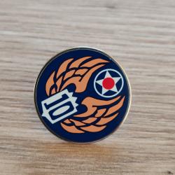 INSIGNE MÉTAL  DE LA 10 EME USAF