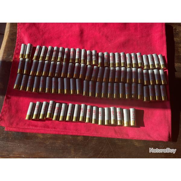 Lot de 92 cartouches Fob, billes d'acier, pas de prix de rserve