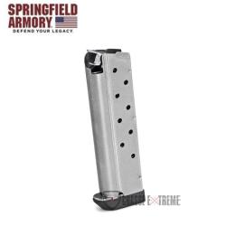 Chargeur SPRINGFIELD ARMORY 9Cps Cal 9mm Inox avec Slam Pad