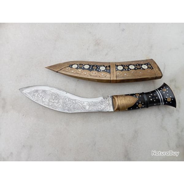 ANCIEN COUTEAU GURKHA KUKRI