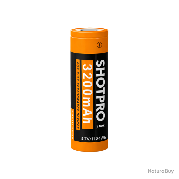 Batterie 18650 ShotPro 3200mAh Haute Performance