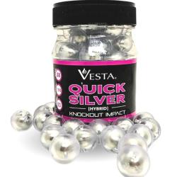 Billes VESTA Acier/polymere Quicksilver Hybrid Knockout 7.9 g - Cal 68 - Pot 50