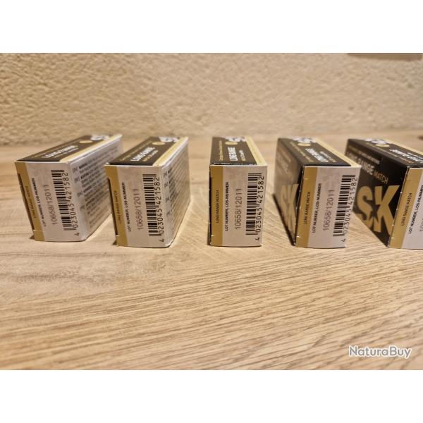 5 botes SK LONG RANGE MATCH 22LR