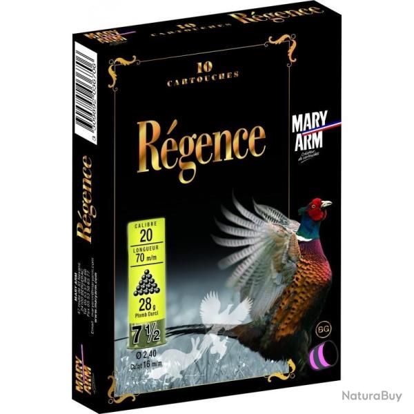 Cartouches MARY ARM REGENCE - Cal:20/70 - 28gr - N�4 - BG - X10