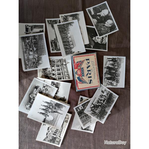 Vends pochette de 20 photos de la Lib�ration de Paris.