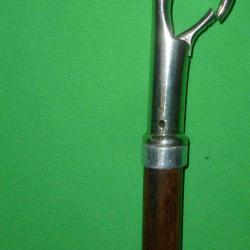 CANNE A SYSTEME DOUBLE EFFET SIFFLET ET MOUSQUETON