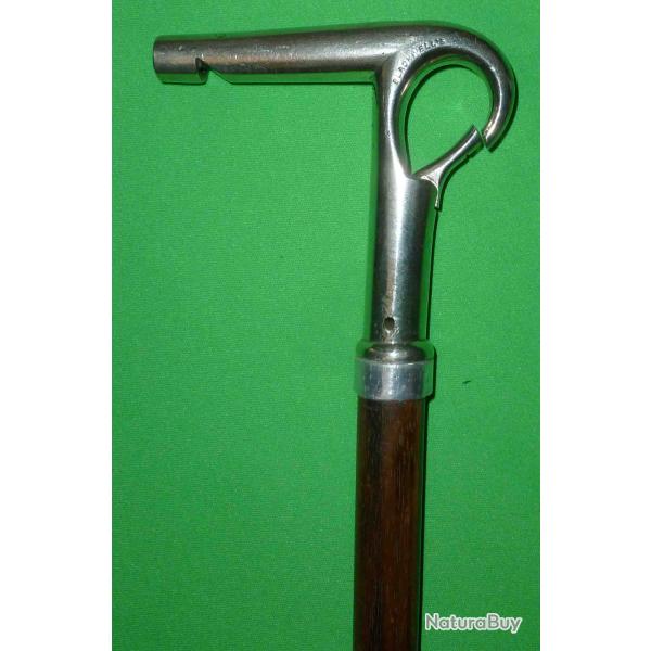 CANNE A SYSTEME DOUBLE EFFET SIFFLET ET MOUSQUETON