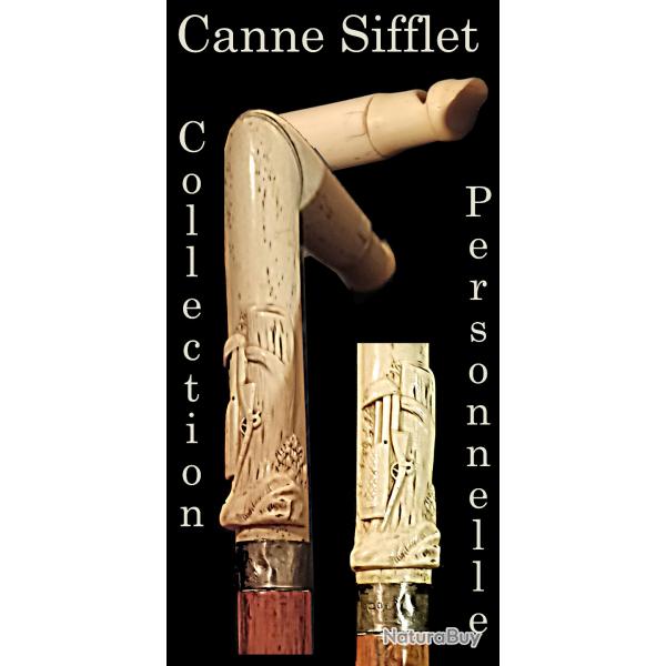 TRES BELLE CANNE SIFFLET EN OS